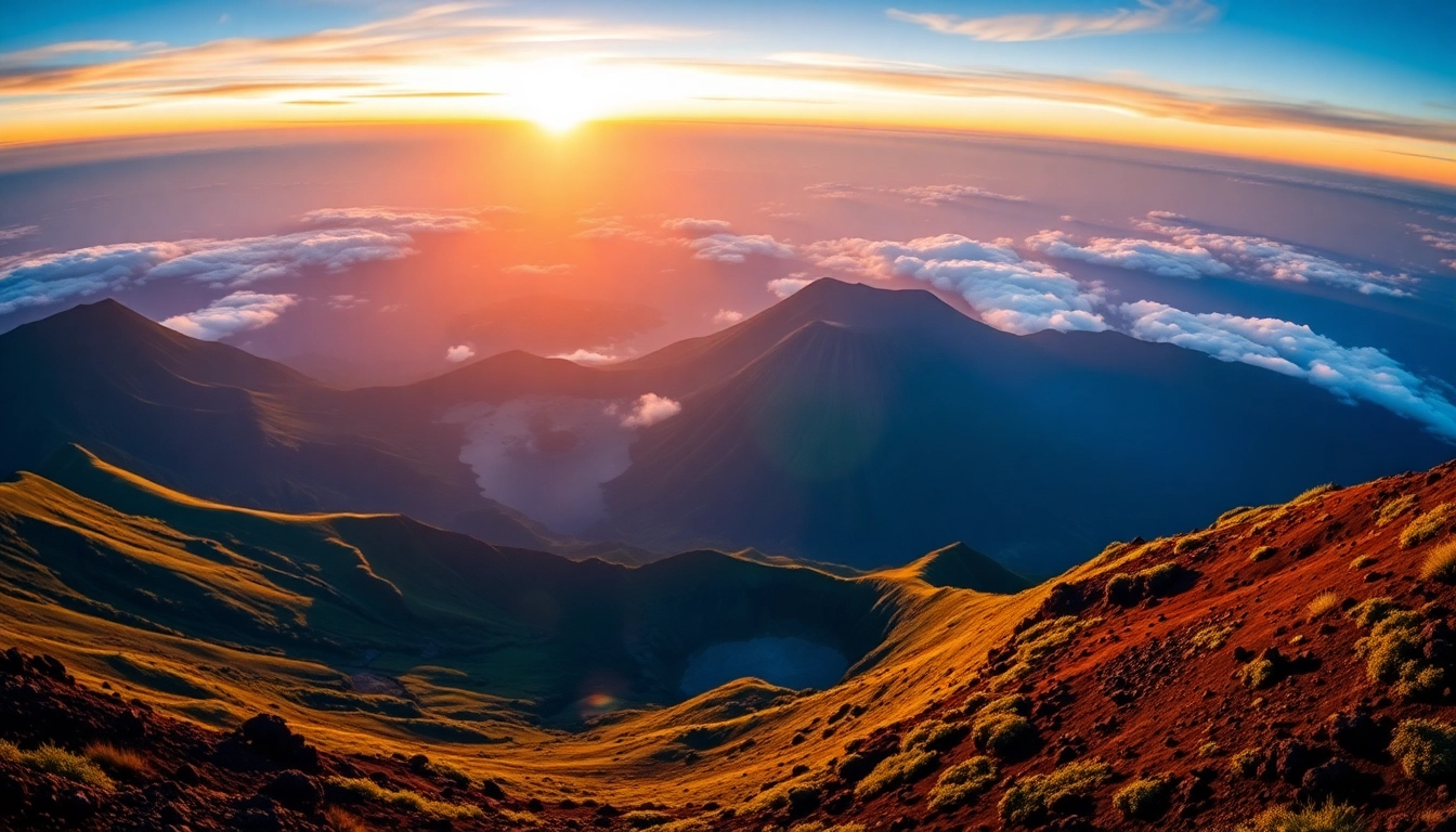 Climbing Mount Rinjani offers breathtaking views of Lombok's volcanic landscape and lush forests, showcasing natural beauty and adventure.