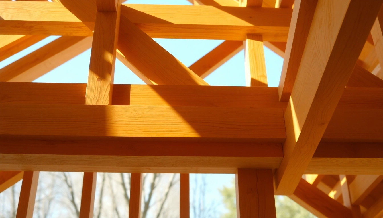 High-quality framing in construction showcases durable wooden supports with tight joints for stability and strength.