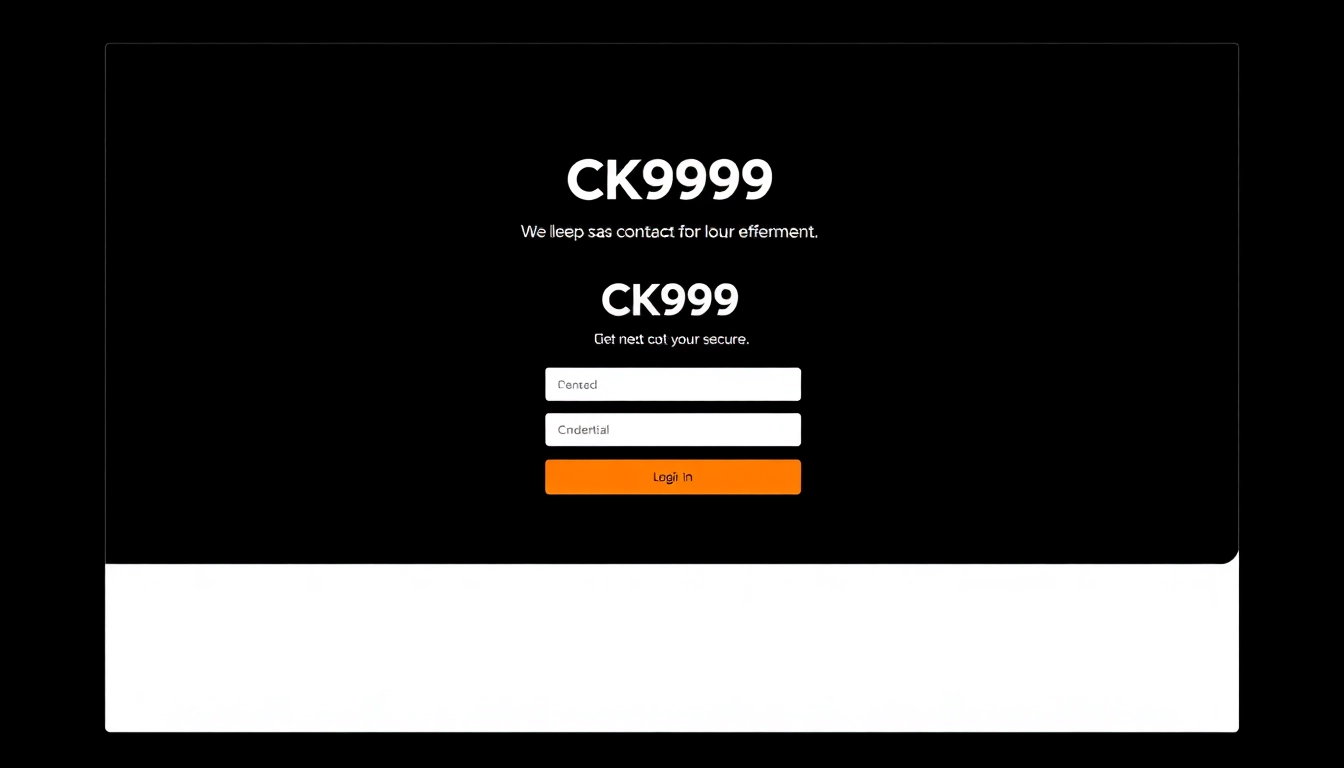 Login to CK999 quickly with a secure, user-friendly interface designed to boost your gaming experience efficiently.