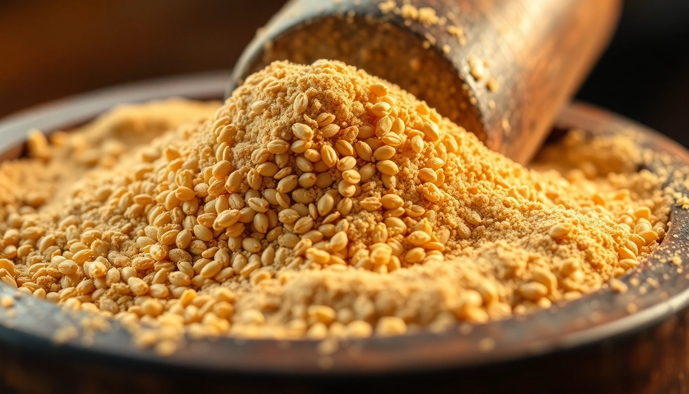 High-quality fenugreek powder in a rustic bowl, highlighting its rich texture and natural color